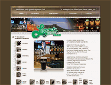Tablet Screenshot of legends-sports-pub.com